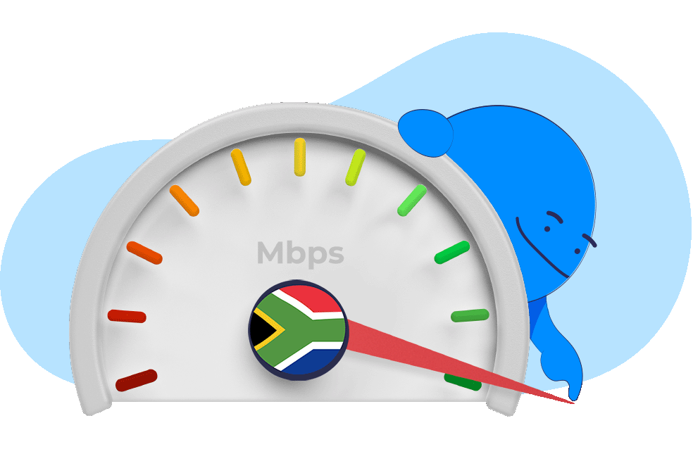 Fast VPN servers in South Africa.