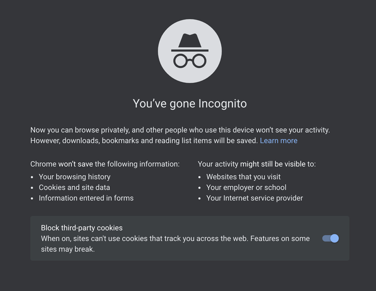 Incognito Mode meaning and how private it is 1