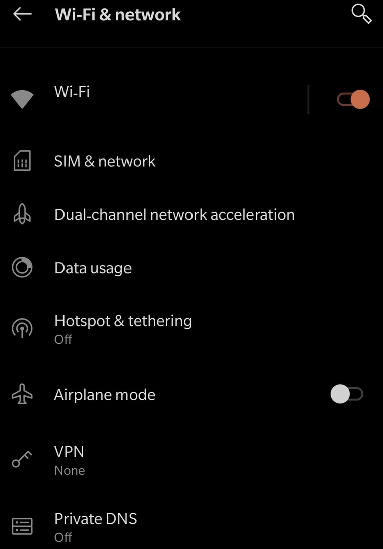 Find subnet mask on Android by clicking on your network name.