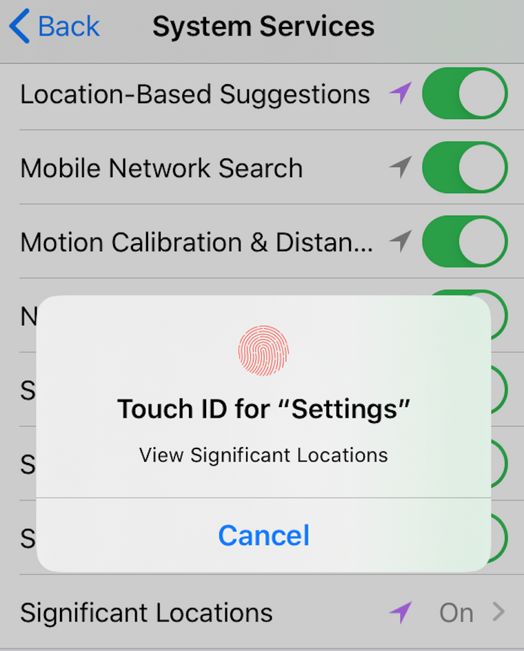 Delete iPhone location history and prevent tracking 4
