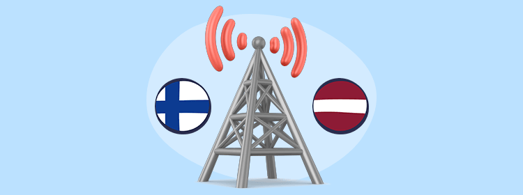 Latvians and Finnish use the most mobile data