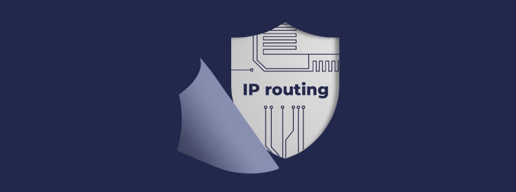 What is IP routing, and how does it work?